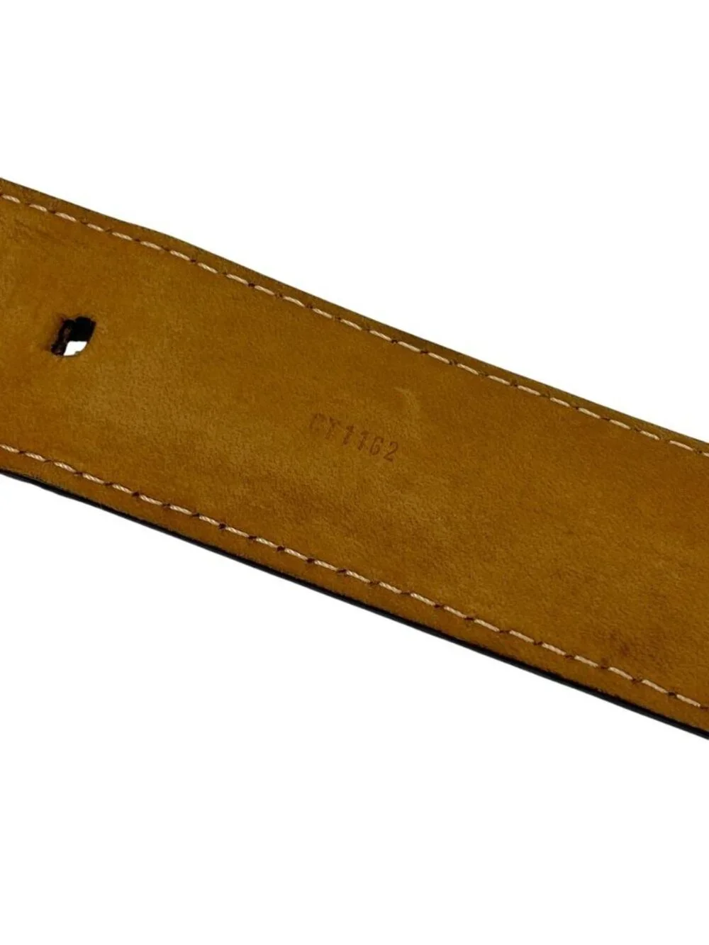 Louis Vuitton Monogram Ceinture Ellipse Belt Leather Brown Fine Daily Practical